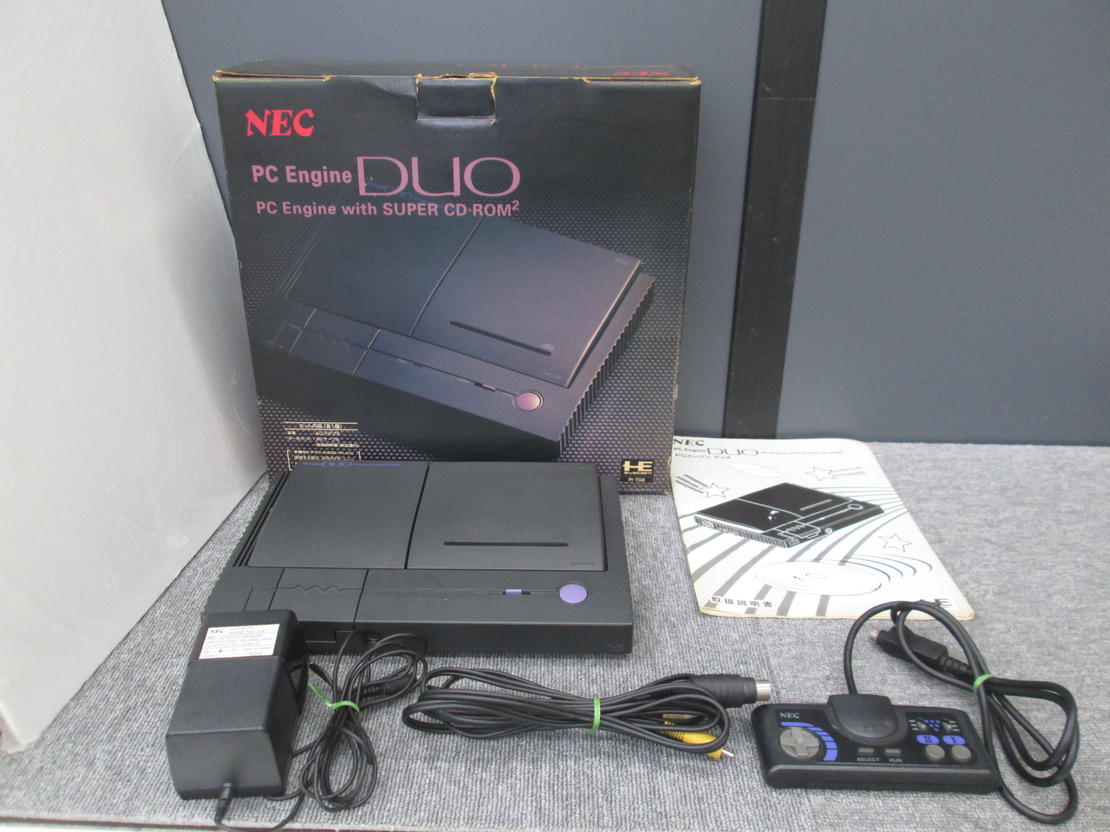 NEC PC Engine DUO/PCエンジンデュオ with SUPER CD-ROM2 入荷